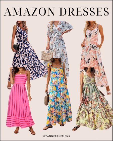 Favorite maxi dresses from Amazon, Amazon summer dresses, Amazon style, maxi dresses for summer 

#LTKFindsUnder50 #LTKFindsUnder100 #LTKStyleTip