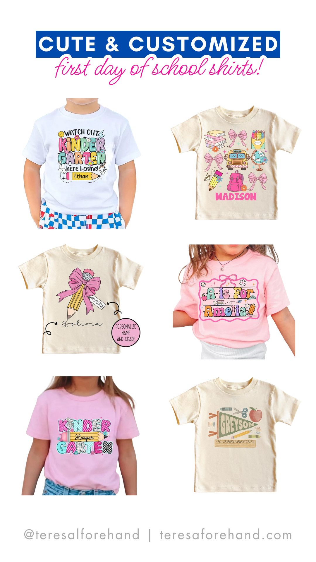 These shirts all ship FAST so you can order today for the first day of school :)  

 #LTKSeasonal #LTKKids #LTKFamily