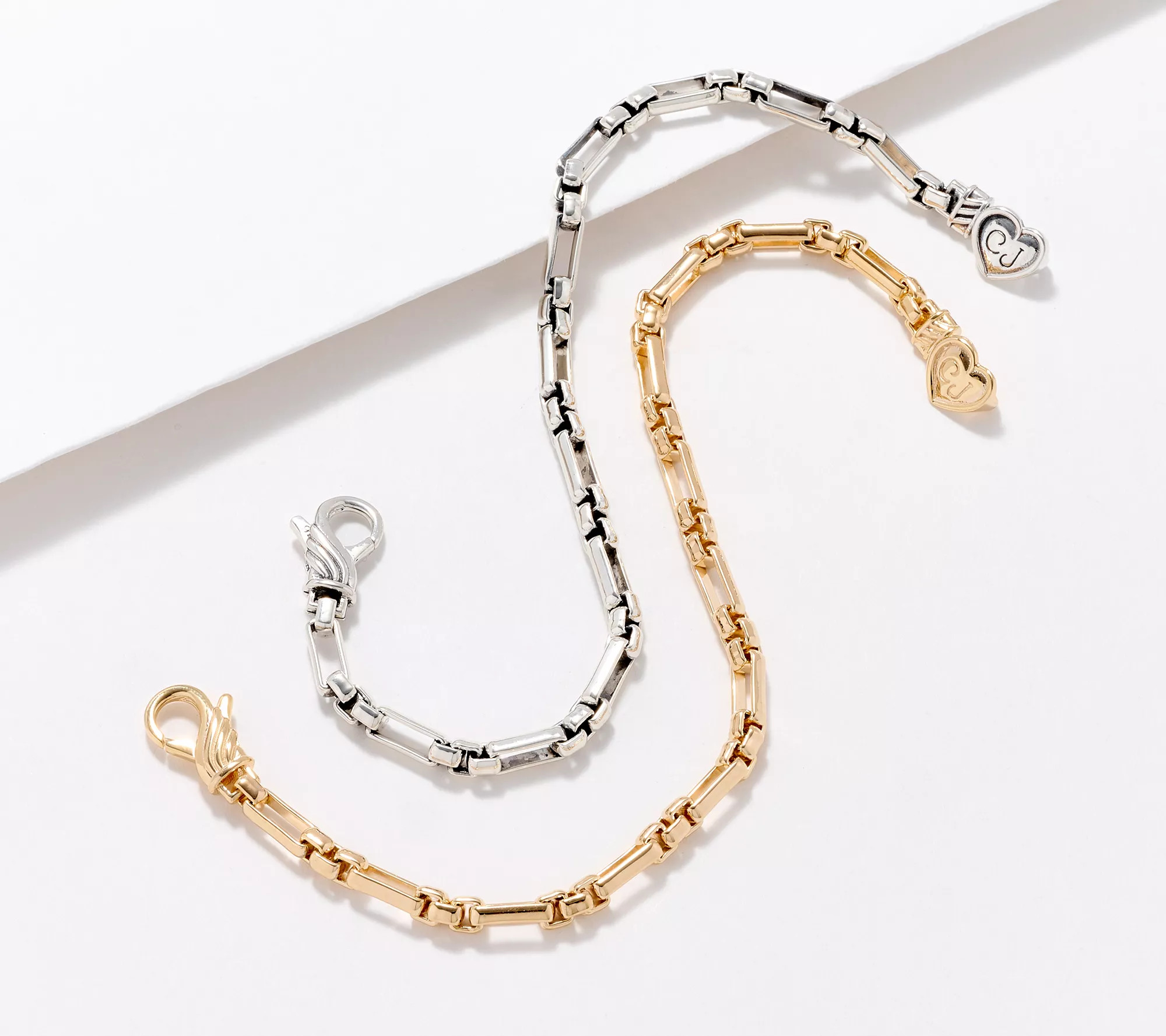 Christian James by Scott Grimes Sterling Silver Luciano Chain Bracelet, 8.9g - QVC.com | QVC