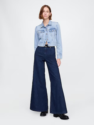 High Rise Wide Flare Jeans | Gap (US)