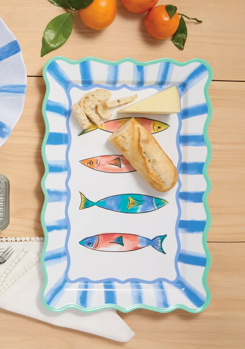 Sewing Down South x Crown & Ivy™ Sardine Summer Melamine Serving Platter | Belk