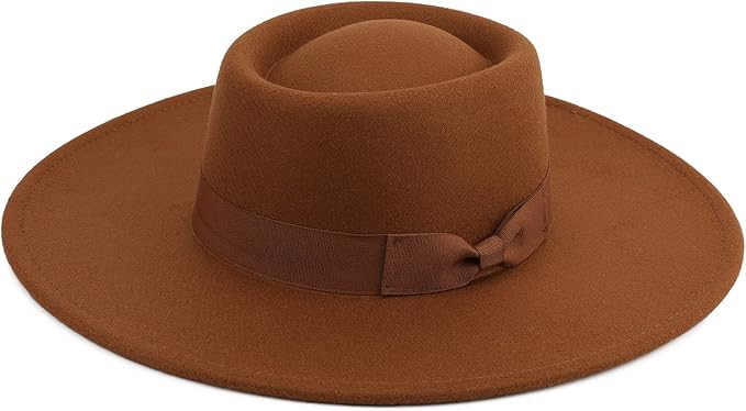 Big Wide Brim Women Fedora Hat | Amazon (US)