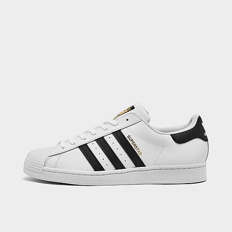 Adidas Men's Originals Superstar Vegan Casual Shoes in White/Cloud White Size 8.5 Polyester | Finish Line (US)
