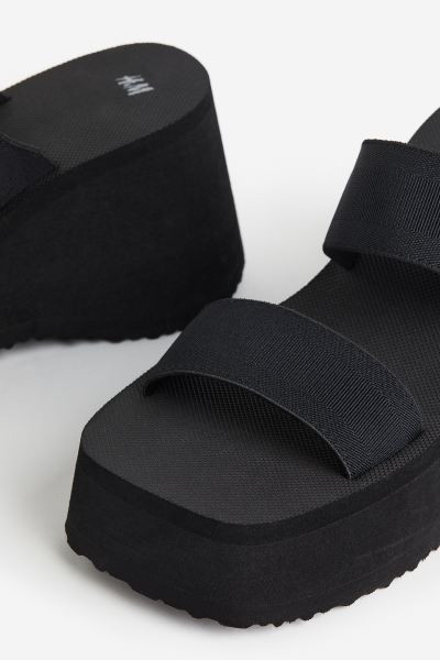 Wedge-heeled Mules | H&M (US + CA)