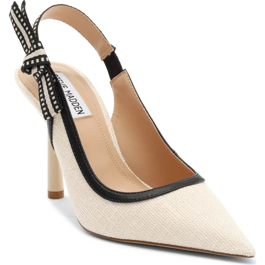 Steve Madden Stefani Slingback Pump in Cream Multi at Nordstrom Rack, Size 9.5 | Nordstrom Rack