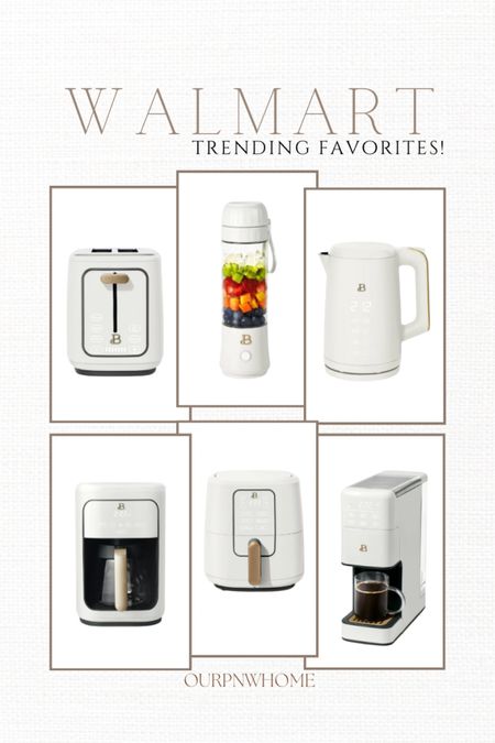 Loving these trending countertop appliances at Walmart!

Modern kitchen, white toaster, white and gold kitchen, personal blender, portable blender, electric tea kettle, air fryer, coffee maker, single cup coffee maker, Walmart home, Beautiful by Drew Barrymore

#LTKfindsunder100 #LTKstyletip #LTKhome