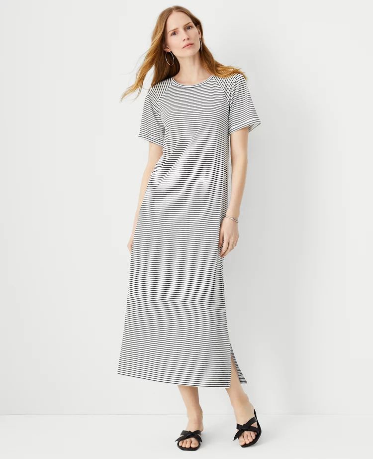 Striped Tee Maxi Dress | Ann Taylor (US)