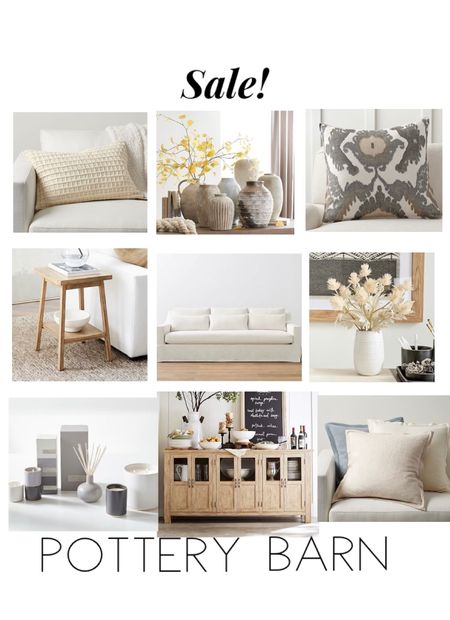 Pottery Barn warehouse sale! Stock up on favorites and best sellers! Living York sofa, side table, buffet Cabo, fall arrangement, rustic ceramic planters, vases, mason candles, diffusers, cozy fall throw pillows and throw blankets. free shipping 


#LTKsalealert #LTKSeasonal #LTKhome