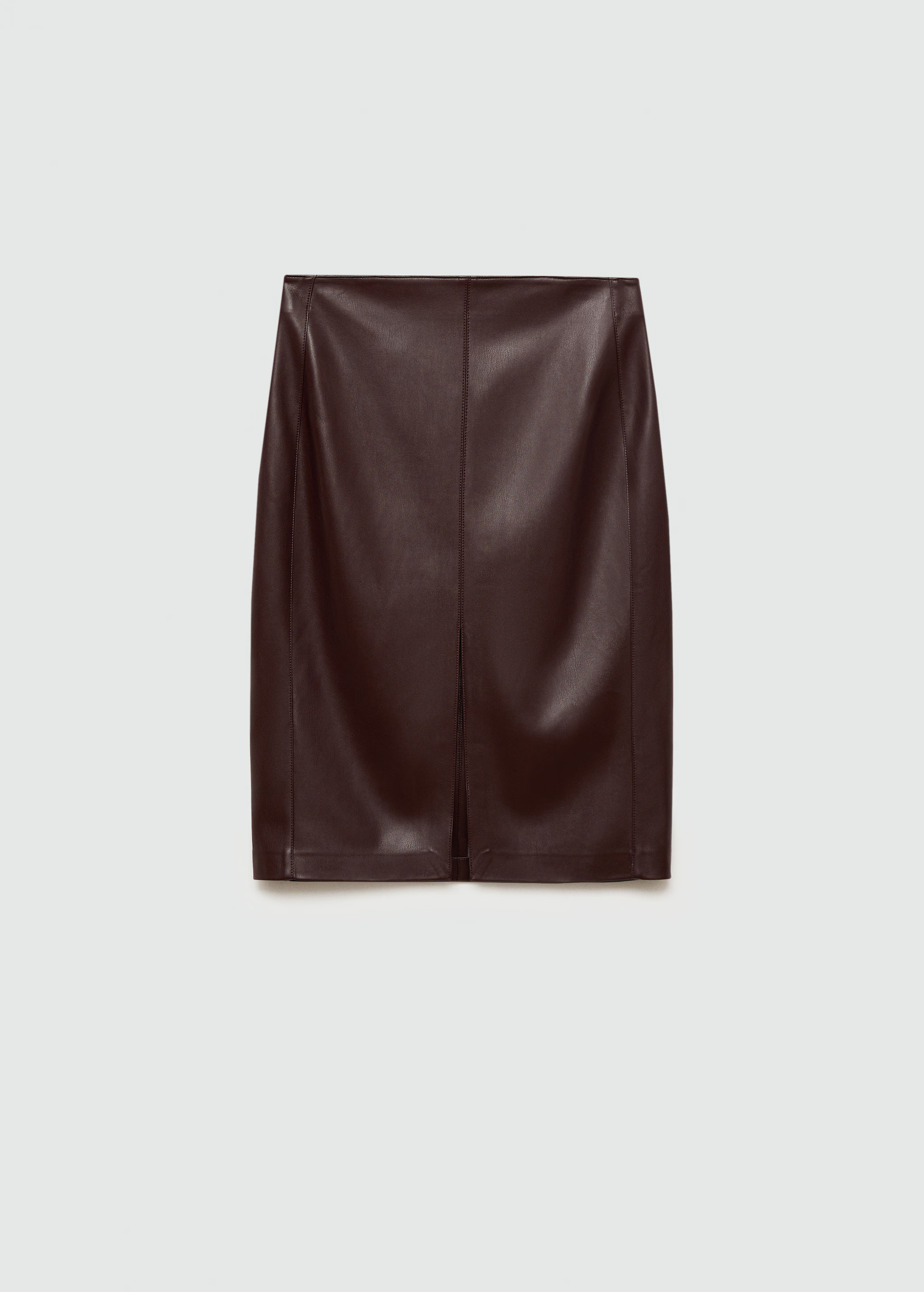 Faux-leather pencil skirt - Women | MANGO USA | Mango (US/MX/AU)