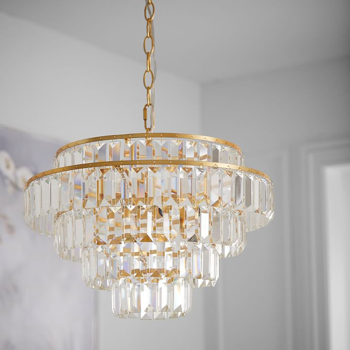 Monique Lhuillier Crystal Chandelier | Pottery Barn Teen