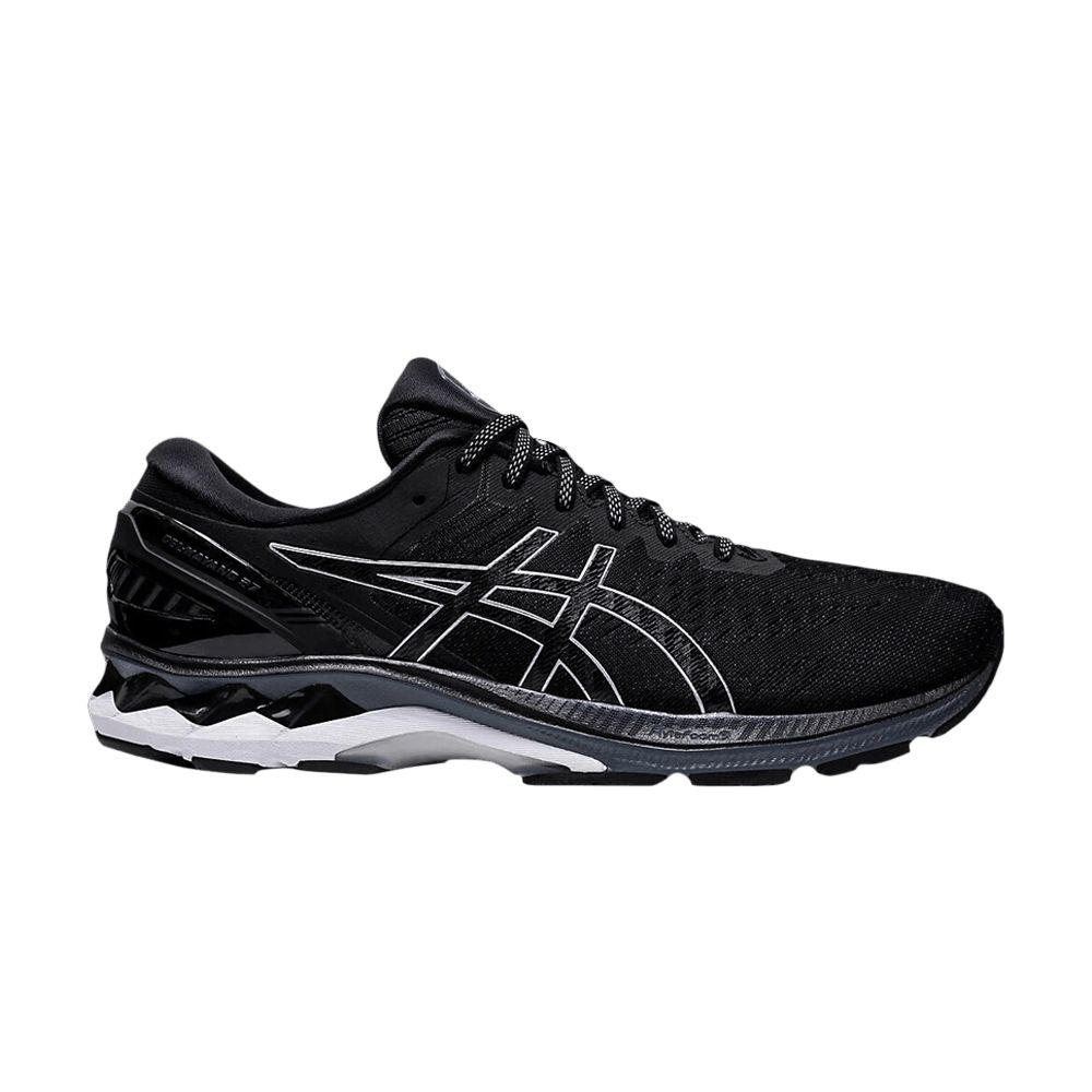 ASICS Gel Kayano 27 4E Wide 'Black Silver' Sneakers | GOAT