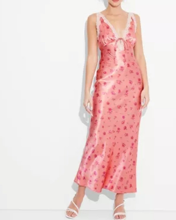 The prettiest dress I have seen today from Target. I like silk and this gives me all the sexy spring and summer vibes.Target dresses, silk dress, slip dress, target style, target fashion, maxi silk dress, pink, floral, salmon dress

#LTKU #LTKFindsUnder50 #LTKParties