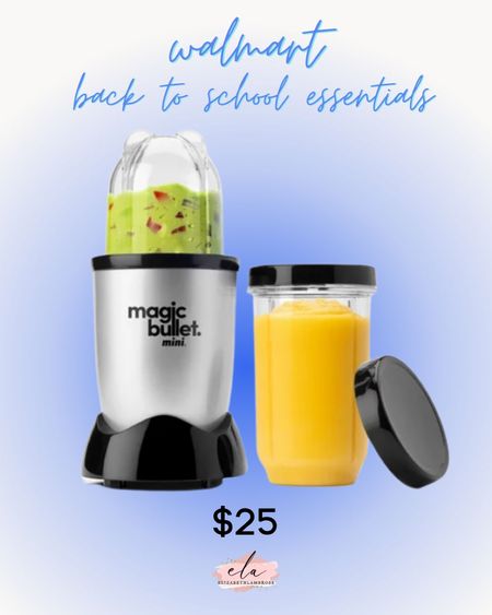Magic Bullet on sale now! If you make your own smoothies everyday then this is perfect for you! It’s so compact and still heavy duty! It makes the perfect portion everytime and easy clean up! 
Only $25!!

#walmart #smoothie #workout #greens #juice #bowls #sale #magicbullet #personal 

#LTKU #LTKBacktoSchool #LTKsalealert