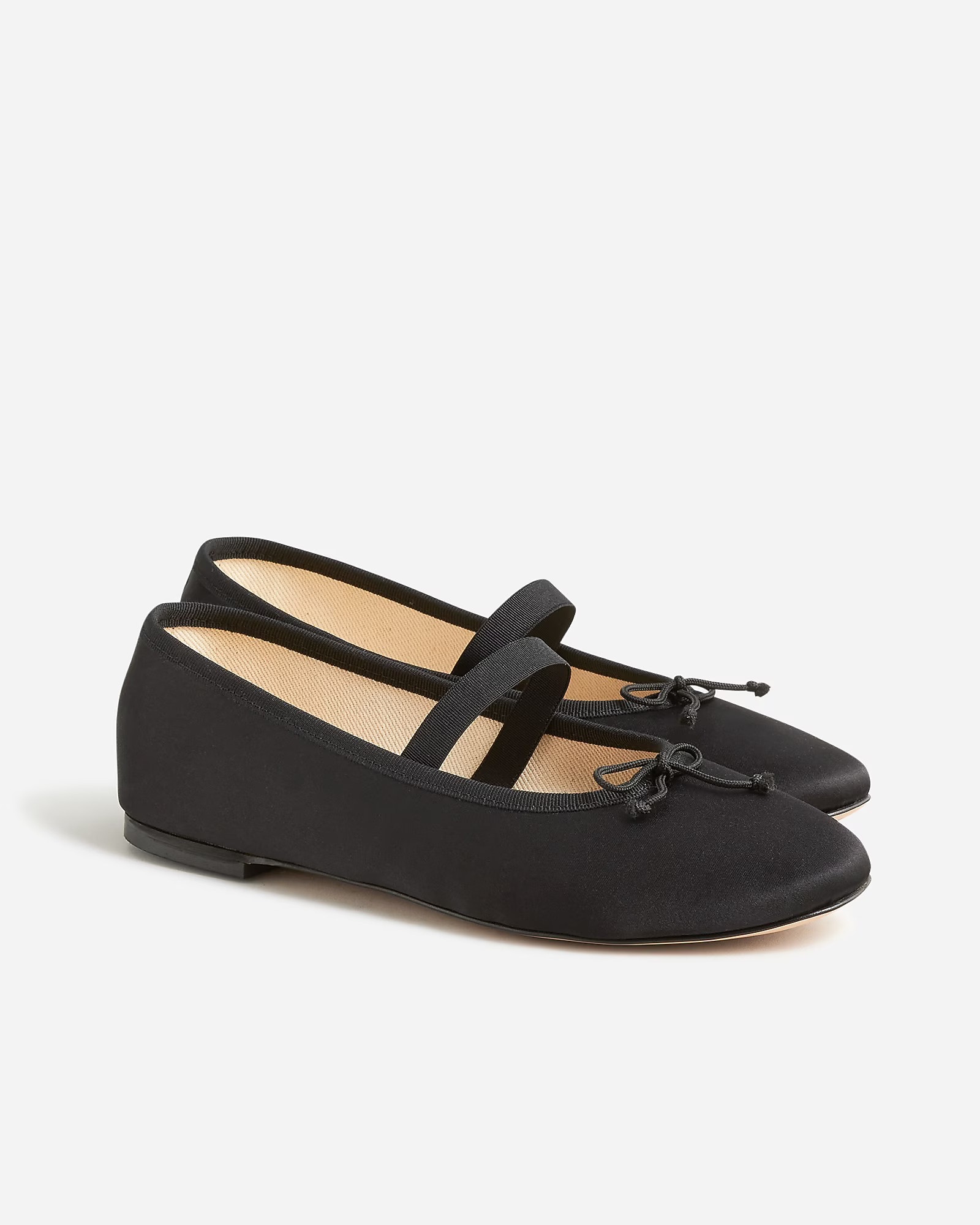 Zoe strappy flats in satin | J. Crew US