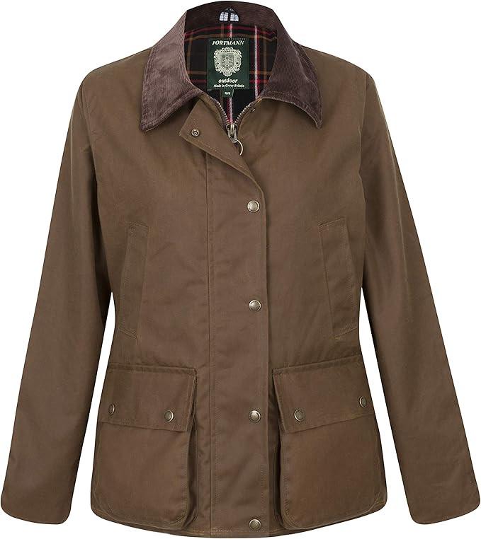 Portmann Ladies Belmont Wax Jacket | Amazon (UK)