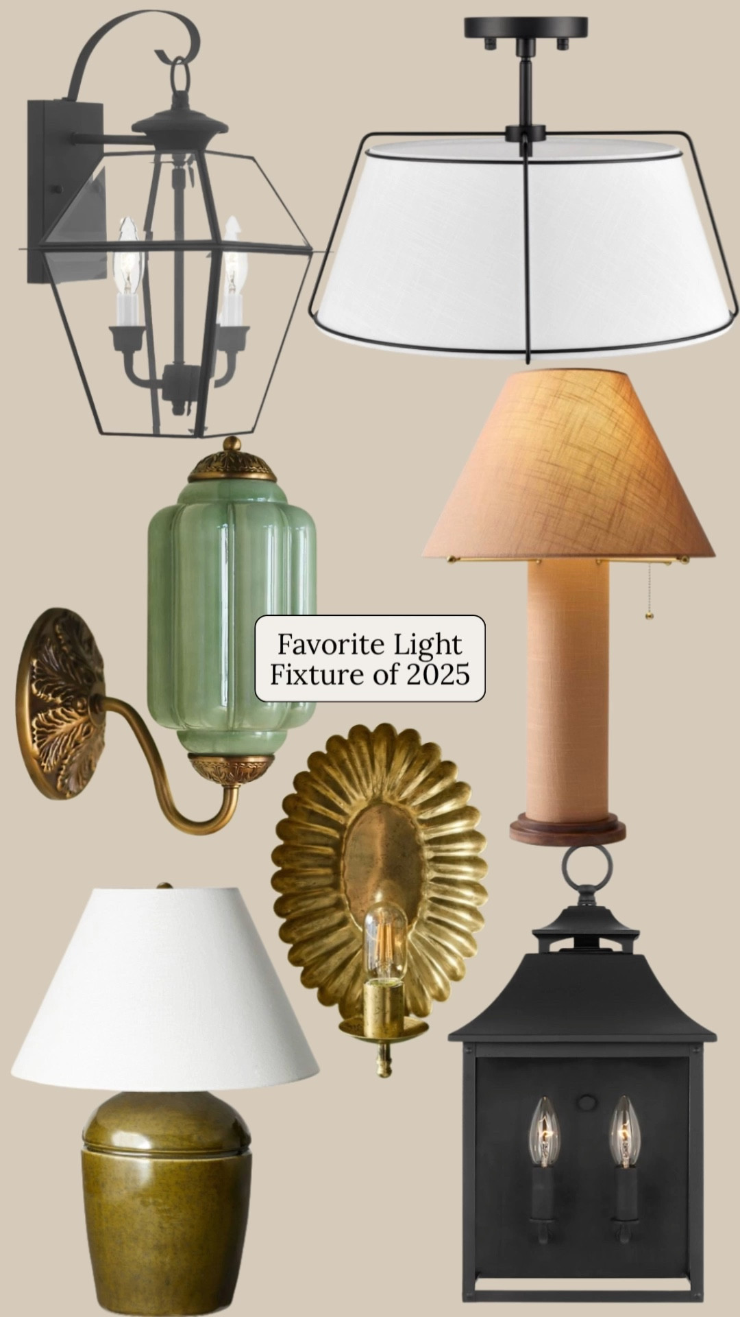 Favorite Light fixtures of 2025 ✨

#LTKHome #LTKFindsUnder100