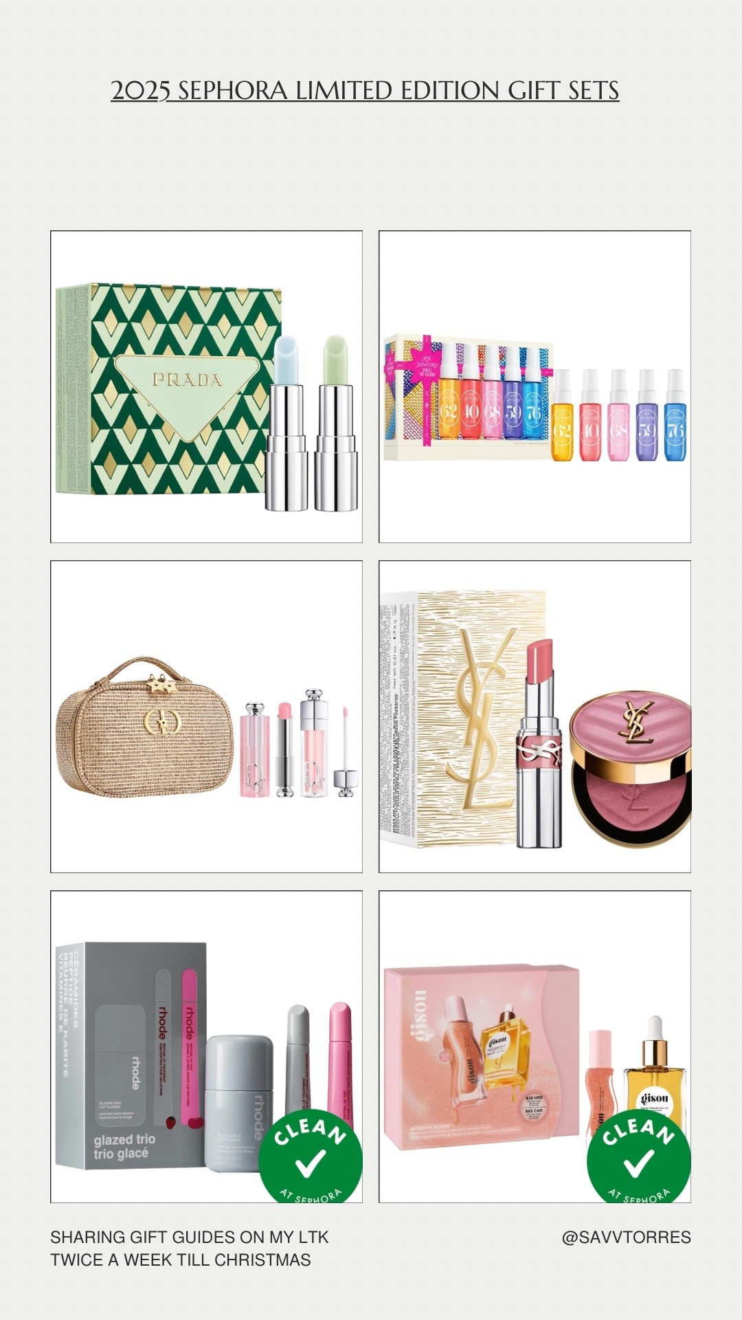 SEPHORA GIFT SET OF 2025 (LIMITED EDITION) 💄 you can’t go wrong with any of these :) #sephora #giftideas #sephoragiftsets #sephoragiftideas

#LTKGiftGuide #LTKBeauty #LTKHoliday