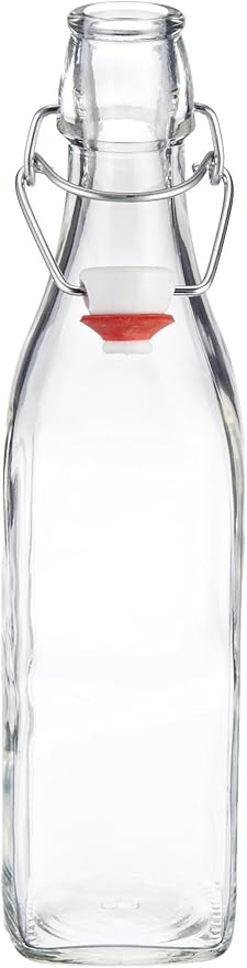 Bormioli Rocco, Clear Glass, Swing 17 Ounce (1 Bottle), 17oz | Amazon (US)