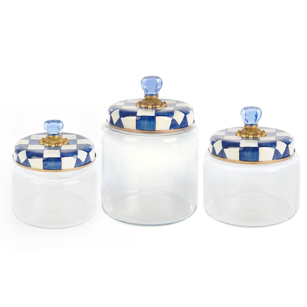 Royal Check Kitchen Canister Set | MacKenzie-Childs