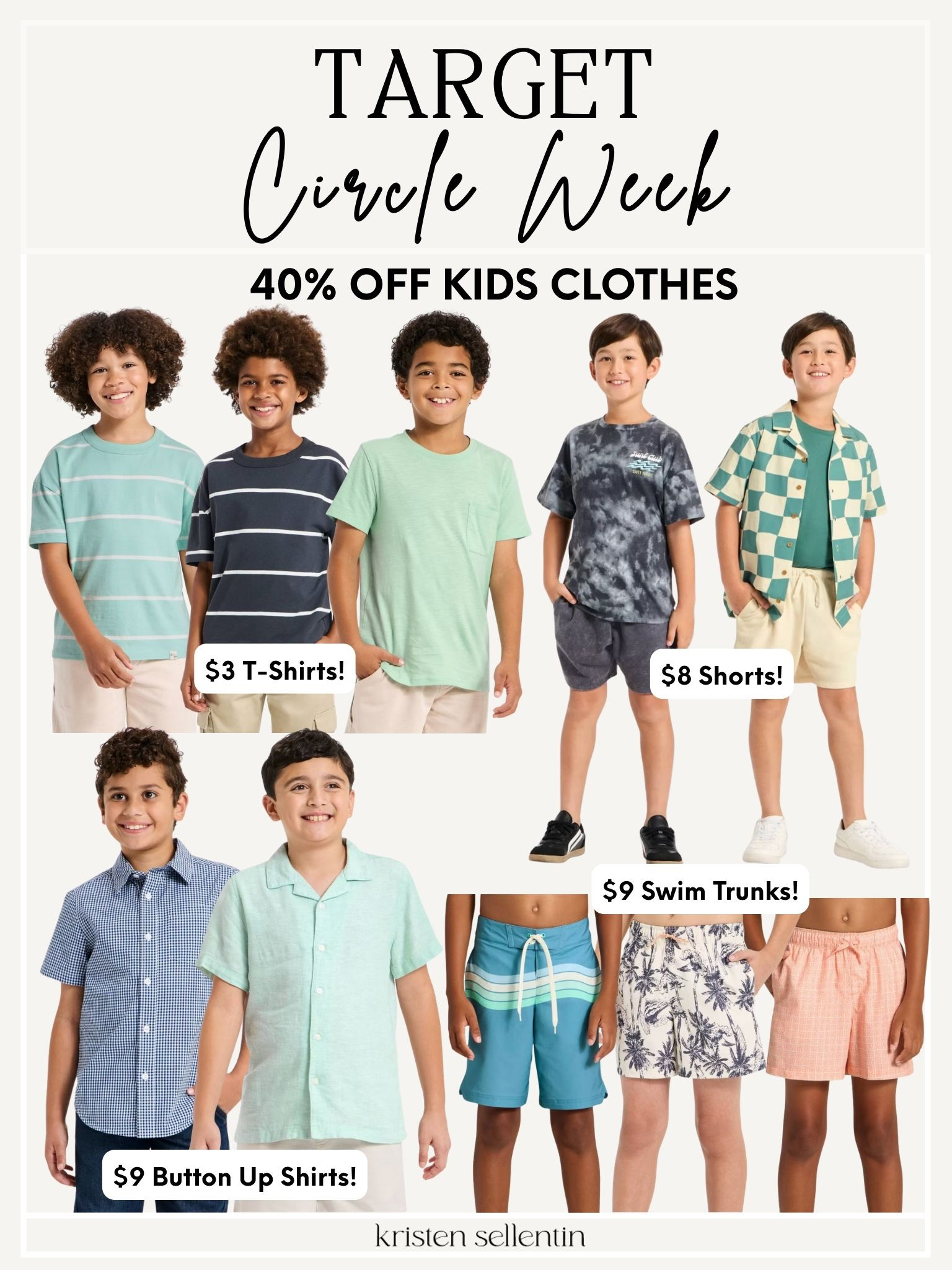 40% off kids clothes during Target circle week! Today only! 

 #LTKSeasonal #LTKSaleAlert #LTKKids