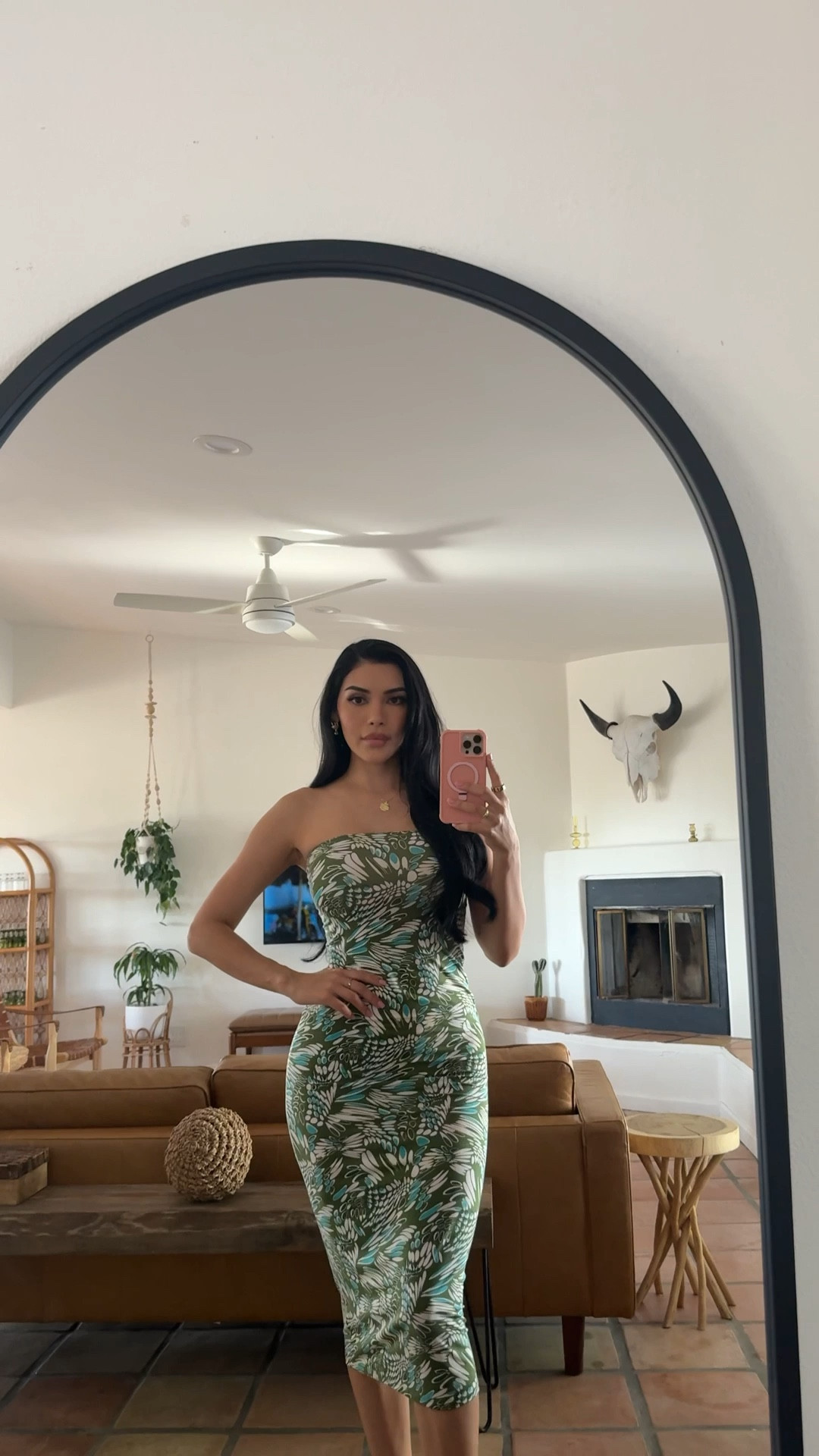 Dress from Reformation. Exact one is no longer on the website 