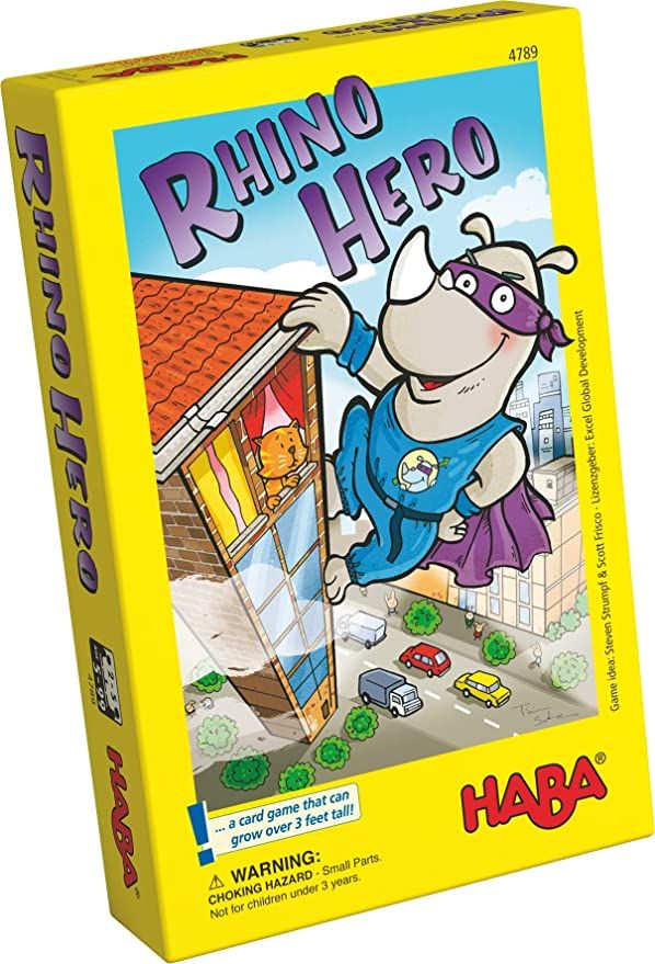 HABA Rhino Hero A Heroic Stacking Card Game for Ages 5 and Up - Triple Award Winner | Amazon (US)