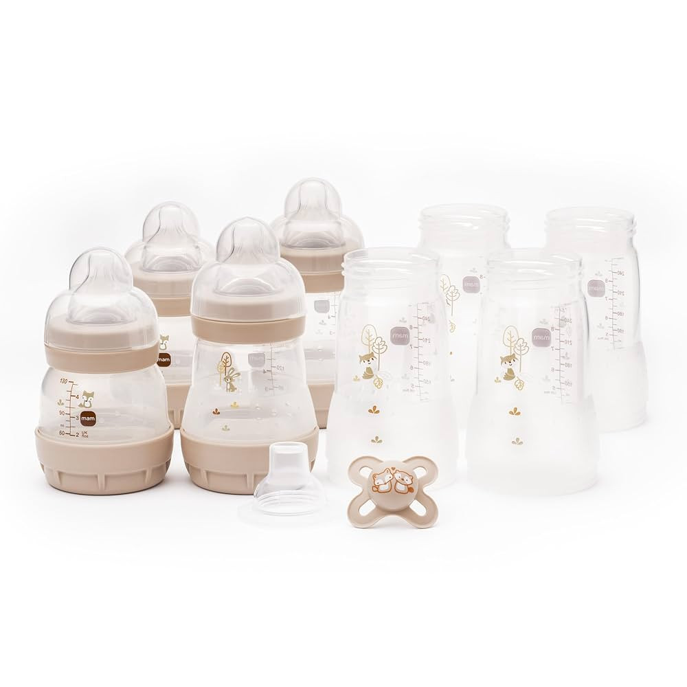 MAM Easy Start Anti-Colic Bottle Starter Set | Includes 4X Feeding Bottles and MAM Original Start... | Amazon (UK)