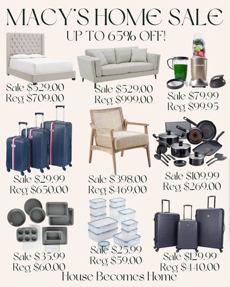 Macy’s Home sale! Up to 65% off deals

#LTKtravel #LTKsalealert #LTKhome