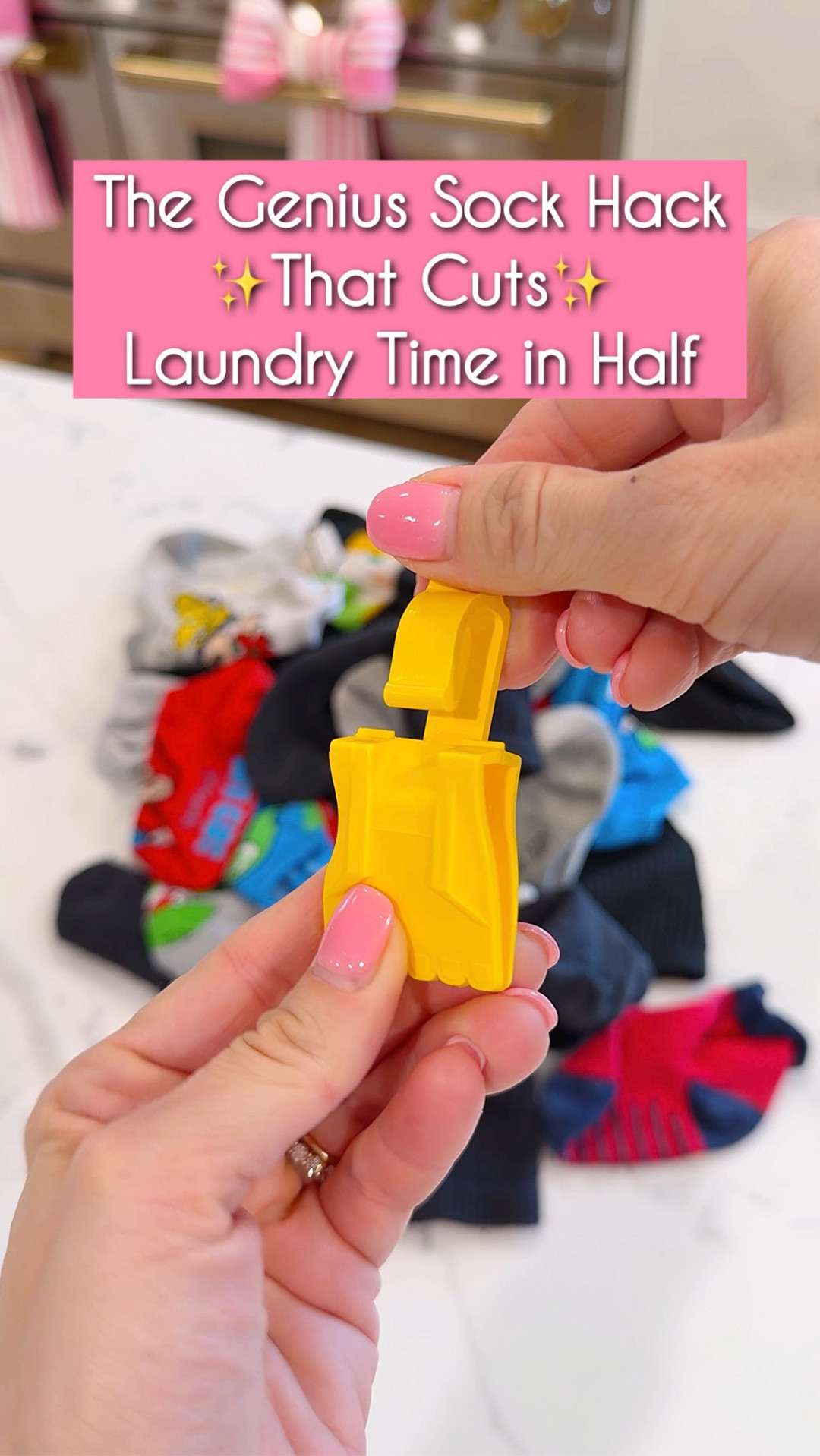 Laundry goes so much faster when socks stay together. These little clips keep pairs locked through wash, dry, and fold — no sorting, no searching, no mismatched socks, and no more kids’ socks stuck in pant legs. Linking the exact ones I use.

#laundryhack #LTKhome #LTKfinds #organizationideas #cleaningtips

#LTKmomlife #LTKSaleAlert #LTKHome