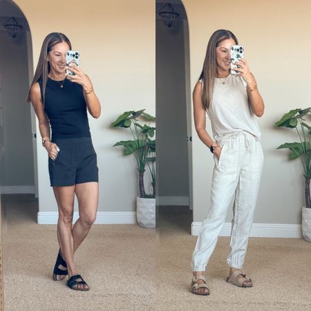 Athleisure Outfit Inspo

I am wearing size S seamless tank and XS muscle tank, Trekkie shorts 0, joggers XXS petite - all TTS!

Athleisure  Athleisure outfit  loungewear  everyday outfit  casual outfit inspo  neutral fashion  summer fashion  summer style  sandals  EverydayHolly

#LTKOver40 #LTKSeasonal #LTKStyleTip