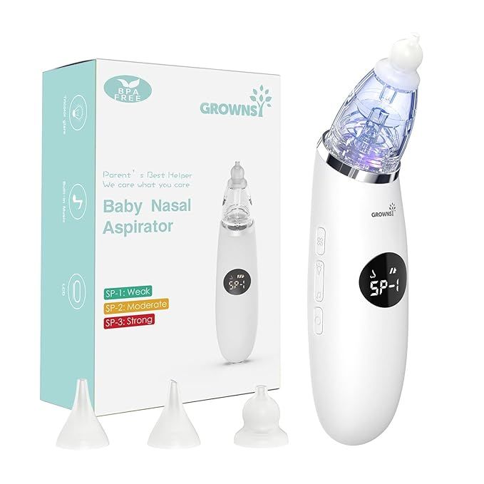 Baby Nasal Aspirator | Baby Nose Sucker | Baby Nose Cleaner, Automatic Booger Sucker for Baby, Re... | Amazon (US)