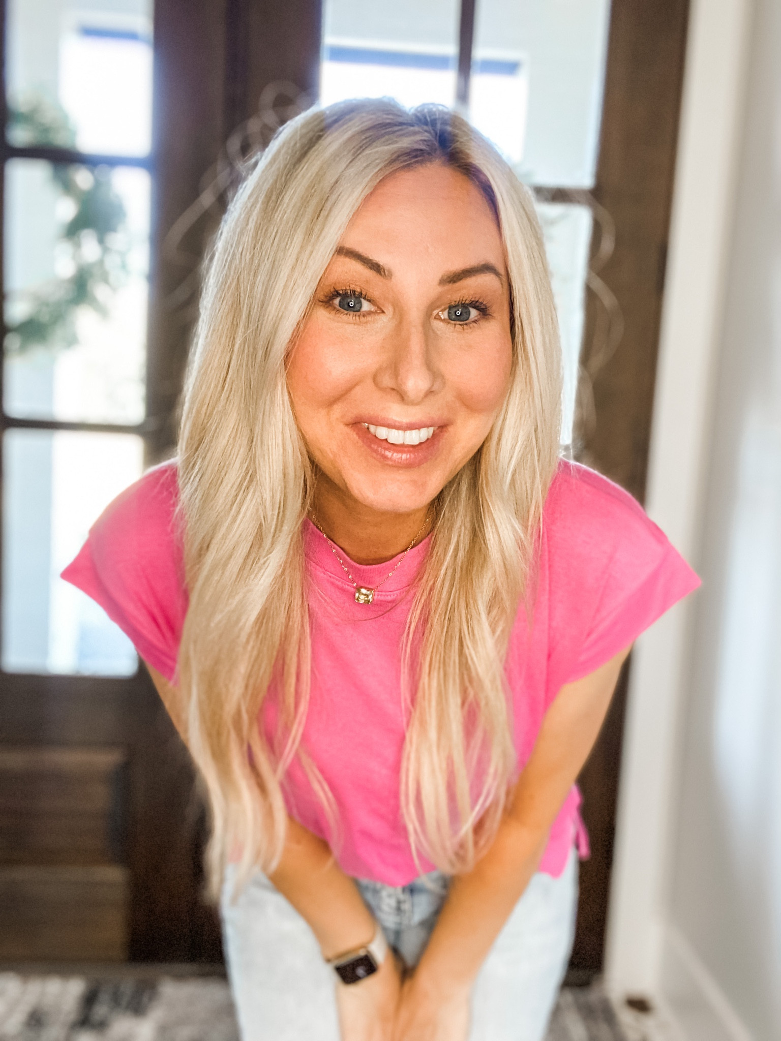 Size S in top 



T3, t3 curling iron, T3 tools, curling iron, target, target top, target tee, tee, everyday tee, gold necklace, hair serum, healthy scalp, haircare, hair growth 

#LTKFind #LTKbeauty #LTKstyletip