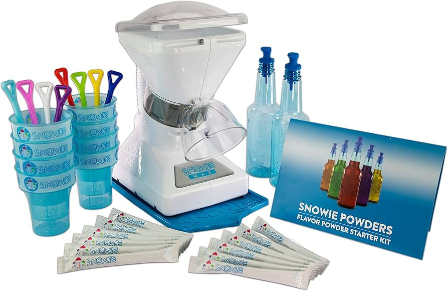 SNOWIE - Little Snowie Max Snow Cone Machine - Premium Shaved Ice Maker, with Powder Sticks Syrup... | Amazon (US)