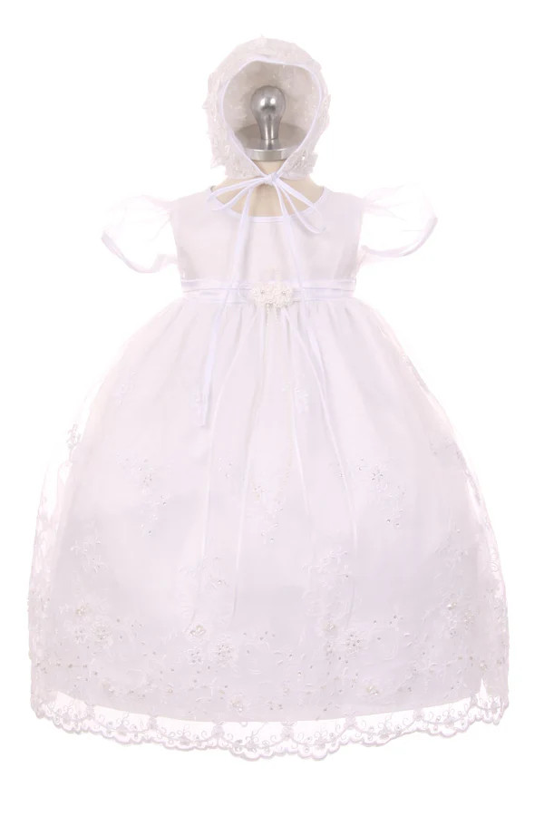 Organza Christening Gown | Kid's Dream