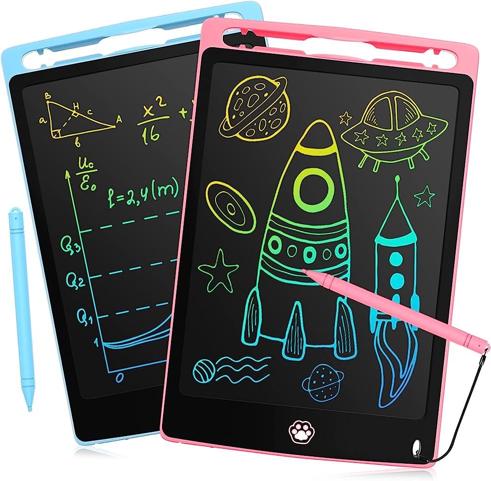 2 Pack LCD Writing Tablet, Electronic Drawing Writing Board, Erasable Drawing Doodle Pad, Toy for... | Amazon (US)
