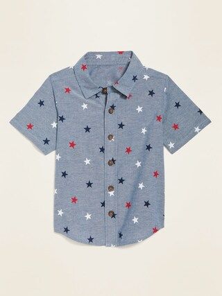 Printed Oxford Shirt for Toddler Boys | Old Navy (US)