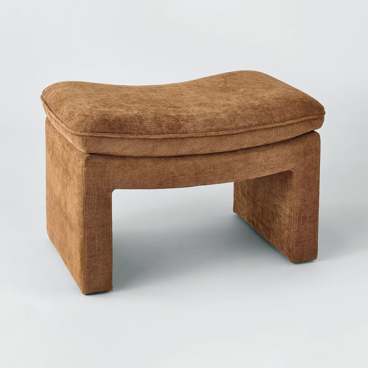 Saddle Seat Ottoman Camel - Threshold™ designed with Studio McGee | Target
