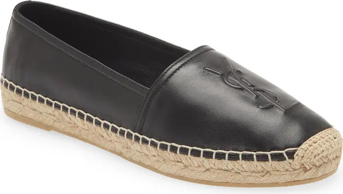Saint Laurent Logo Espadrille Flat (Women) | Nordstrom | Nordstrom