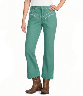 Barbed Wire Woven Embroidered Straight Leg Coordinating Pants | Dillard's