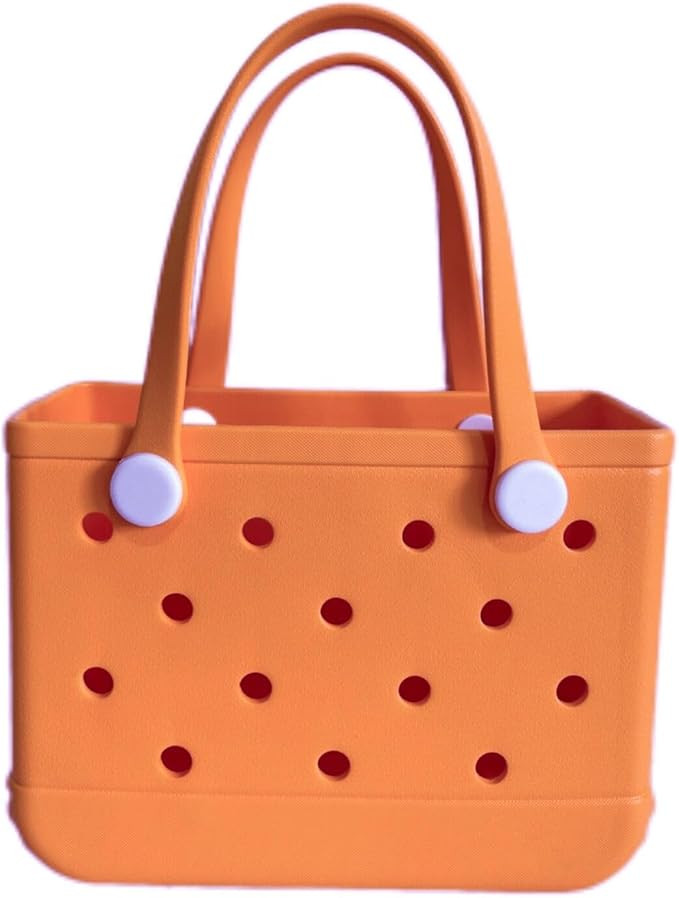 GBB Rubber Tote Bag Small Beach Bag Waterproof Outdoor Tote Bag Washable Tote Portable Travel Bag... | Amazon (US)