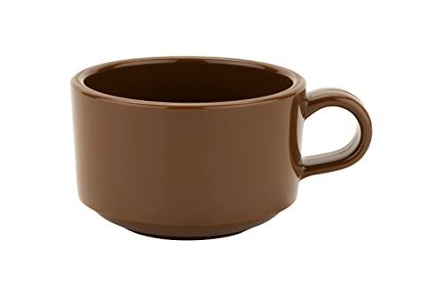 GET SC-10-BR Shatter-Resistant Coffe Mug, 10 Ounce, Brown (Set of 12) | Amazon (US)