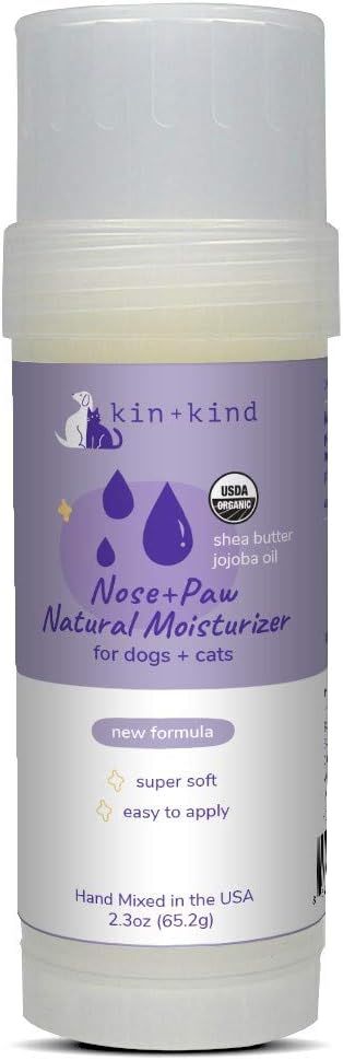 kin+kind Dog Paw Balm - Organic Nose & Paw Stick for Cats and Dogs (2.3 oz) - Cat and Dog Nose Ba... | Amazon (US)