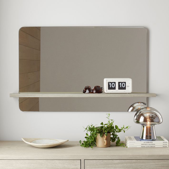 Wall Mirror with Shelf (40"x24") | Pottery Barn Teen