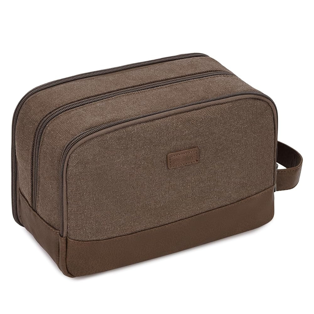 WANDF Travel Toiletry Bag for Men Large Toiletries Shaving Bag Water Resistant Hanging Dopp Kit T... | Amazon (US)