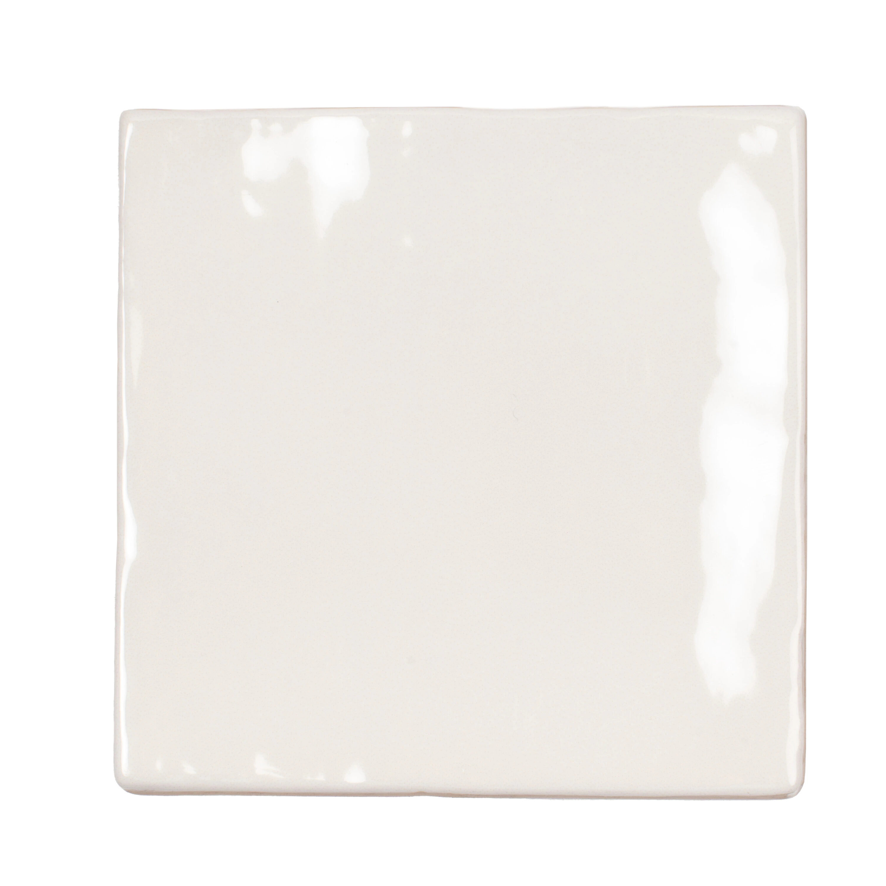 Apollo Tile Silken Ivory White 4-in x 4-in Glossy Ceramic Floor and Wall Tile ( 6.46-sq ft Carton ) | CRE88WHT44A | Lowe's