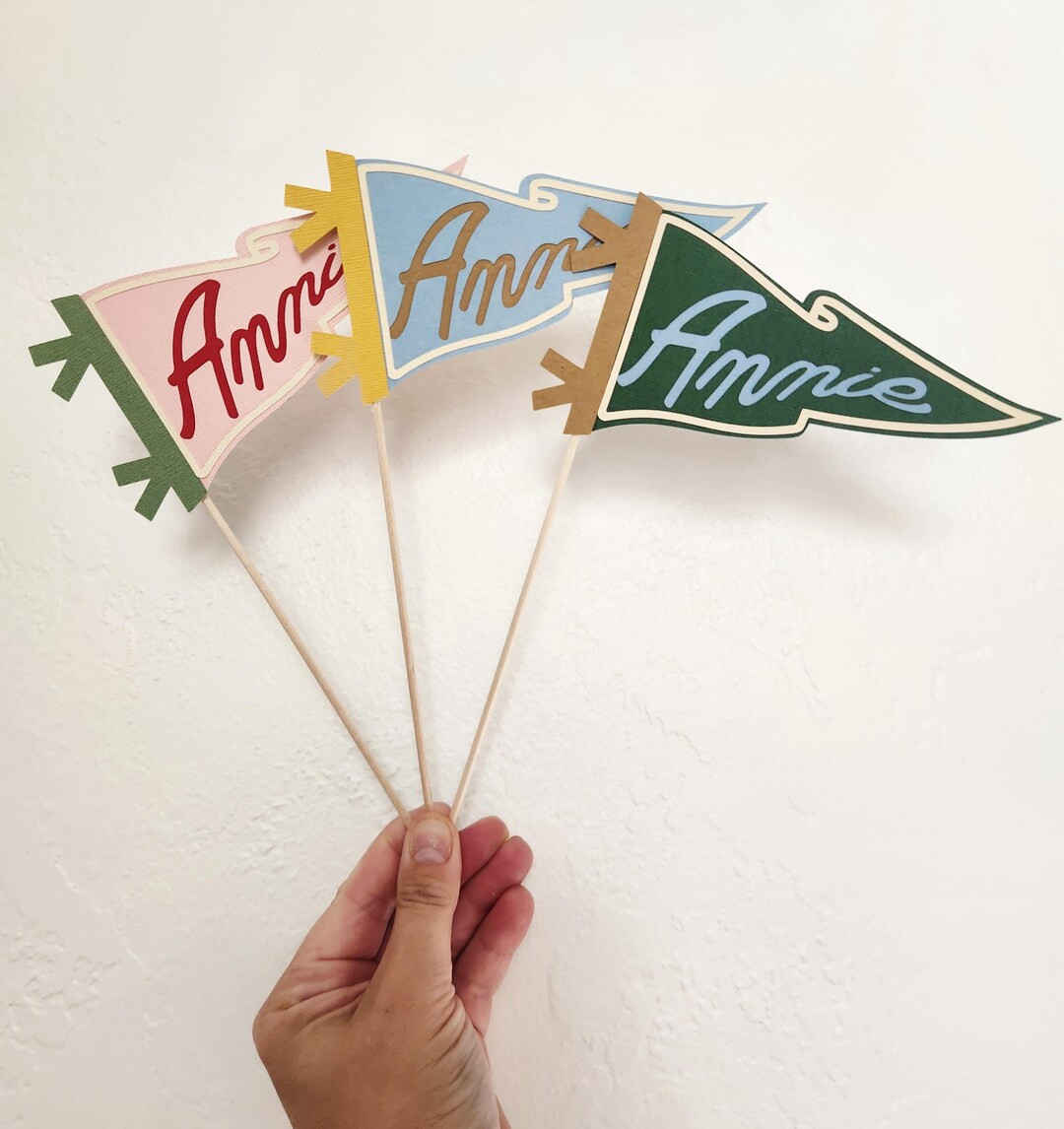 Camp Walden Name Pennant Flag - Party Supplies Decoration Center Piece Table Snacks Favor Gift Ba... | Etsy (US)