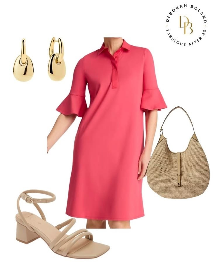 Some days call for a little extra joy in your wardrobe 💗

This bright coral sheath dress just felt like the perfect choice for such a special moment—celebrating my graduate and all the pride that comes with it. The 3/4 sleeves and collared detail keep it classic, while the color does all the happy talking for me.

Finished it off with low nude block heels (because comfort is key when you’re smiling all day and snapping a million photos 📸).

So grateful for days like this… full heart, proud mama, and an outfit that feels just right ✨


#LTKmomlife #LTKOver40 #LTKSeasonal