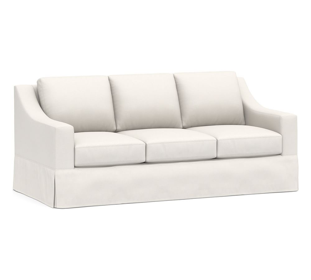 York Slope Arm Slipcovered Sofa (60" - 108") | Pottery Barn (US)