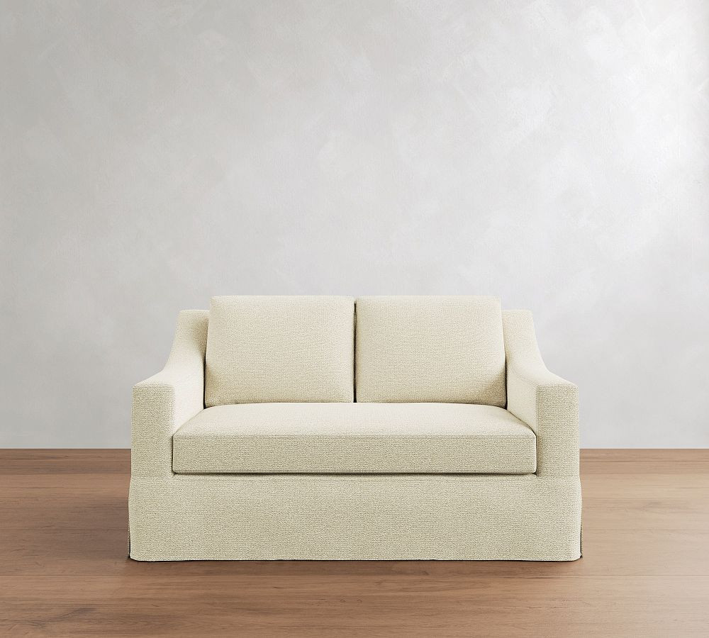 York Slope Arm Slipcovered Sofa (60"-108") | Pottery Barn (US)