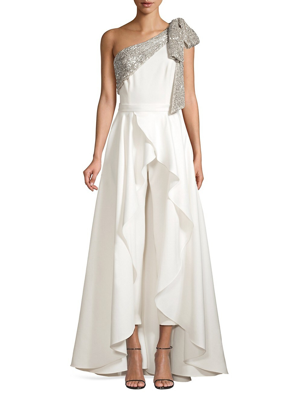 Gavin One-Shoulder Jumpsuit & Removable Skirt | Saks Fifth Avenue